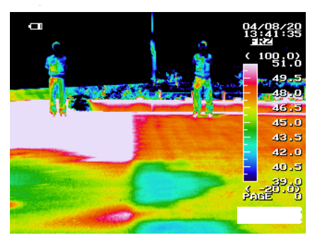 16_24 Volunteers in thermographic image