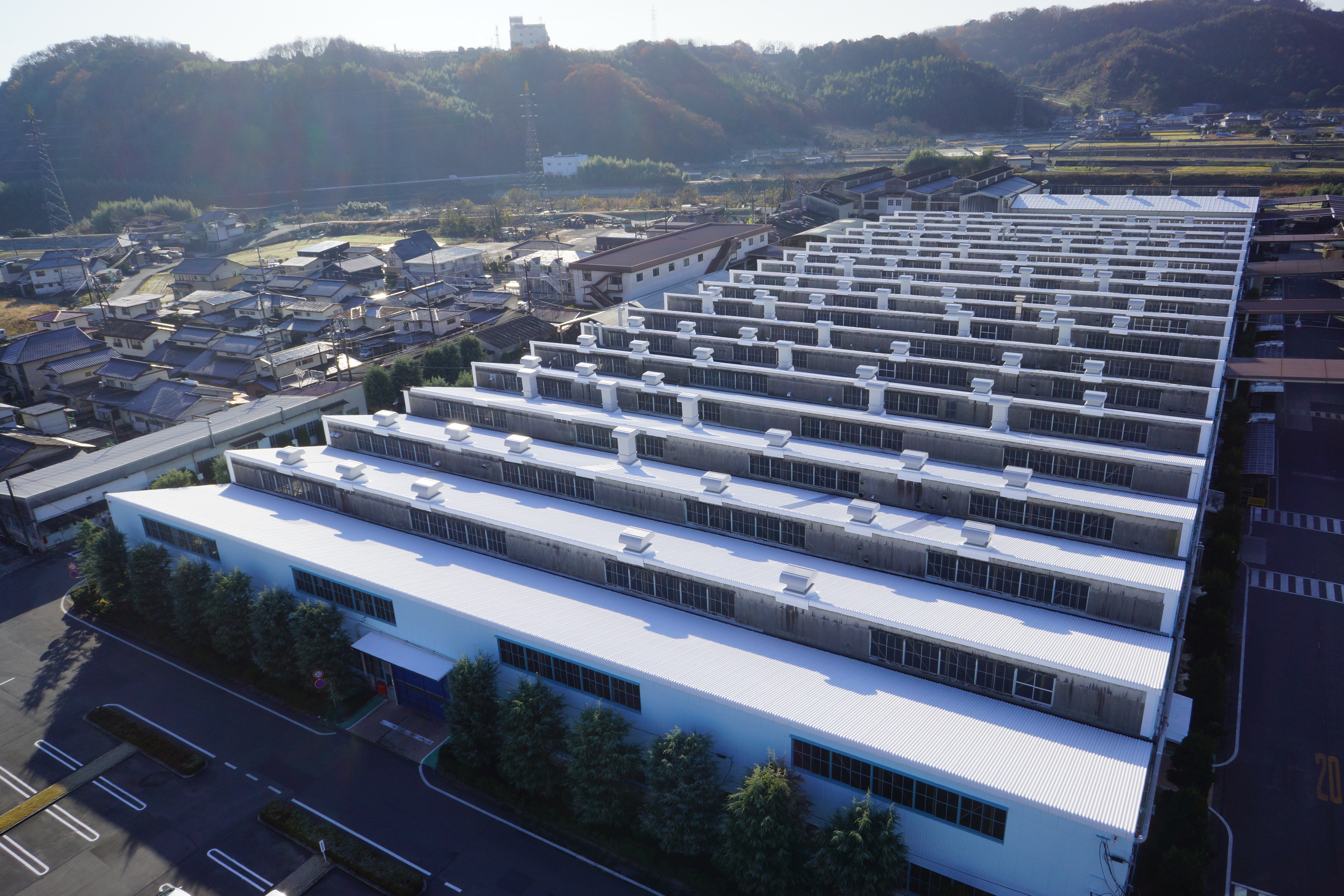 遮熱塗料ミラクール施工のお客様の声　片山工業　写真　施工後